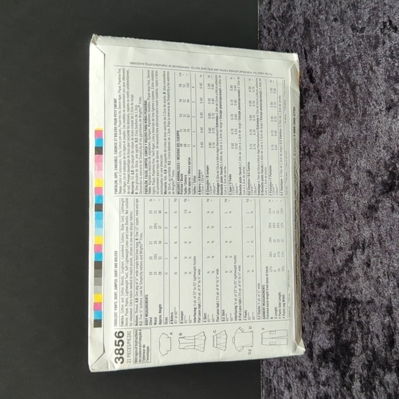 Simplicity 3856 Uncut Sewing Pattern Kid's Clothing Sizes A (1/2,1,2,3,4) - Picture 2 of 3